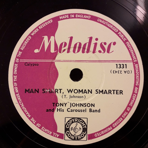 lataa albumi Tony Johnson And His Carousel Band - Man Smart Woman Smarter Give Her Banana