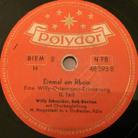 descargar álbum Willy Schneider - Einmal Am Rhein