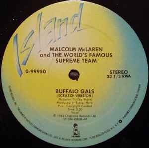 Malcolm McLaren - Buffalo Gals album cover