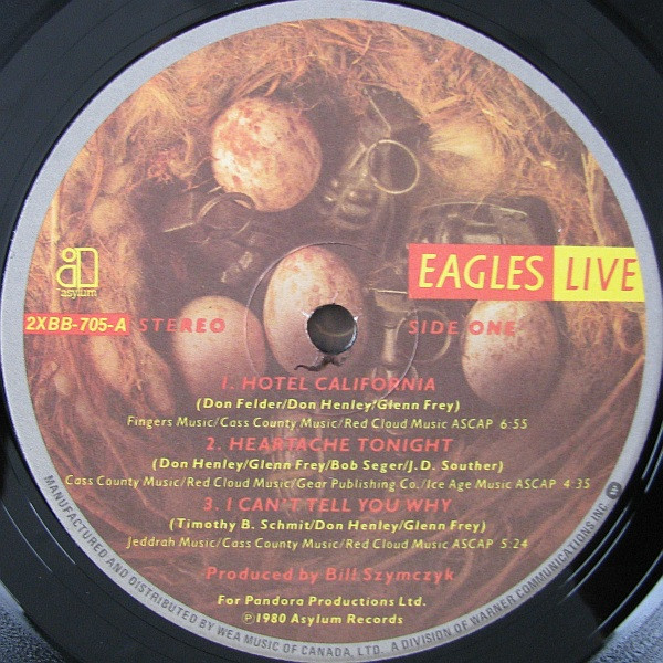 Eagles – Eagles Live (1980, SP - Specialty Pressing, Gatefold, Vinyl) -  Discogs