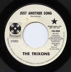 The Trixons - Just Another Song / Sunny Side Sam album cover