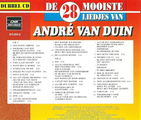 télécharger l'album André van Duin - De 28 Mooiste Liedjes Van André Van Duin