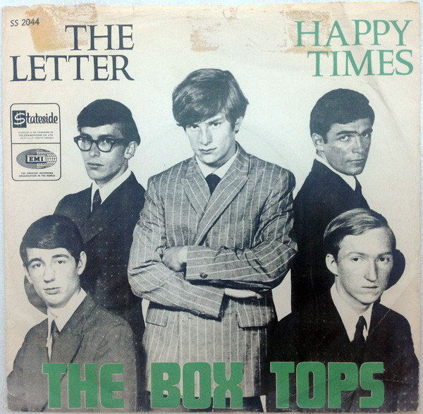 Encantada de conocerte pecho Romper The Box Tops – The Letter / Happy Times (1967, Green Letters, Vinyl) -  Discogs