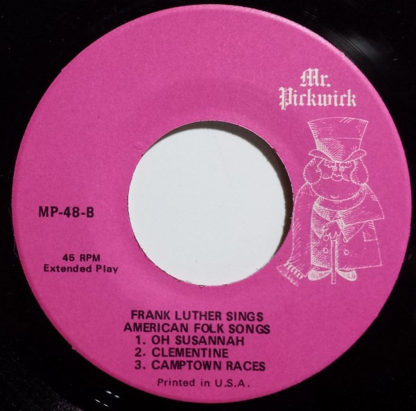 télécharger l'album Frank Luther - Frank Luther Sings American Folk Songs