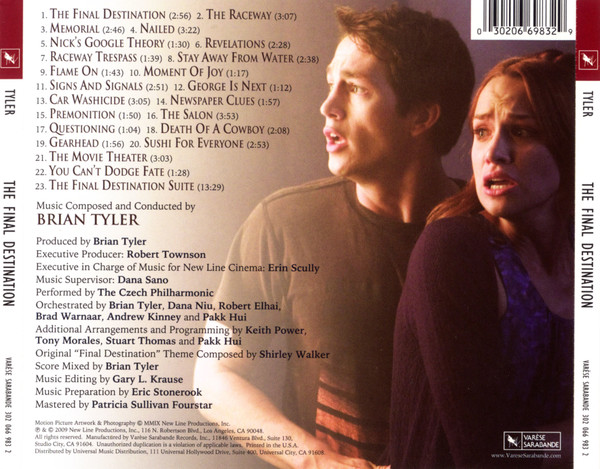 télécharger l'album Brian Tyler - The Final Destination Original Motion Picture Soundtrack