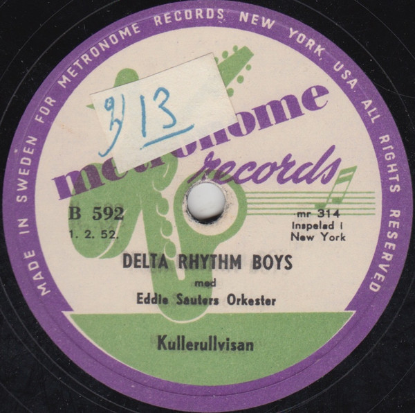 lataa albumi Delta Rhythm Boys Med Eddie Sauters Orkester - Flicka Från Backafall Kullerullvisan