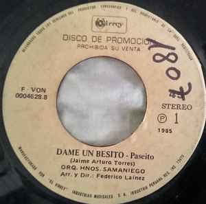 Orquesta Hermanos Samaniego - Dame Un Besito / Cumbion Y Ron album cover