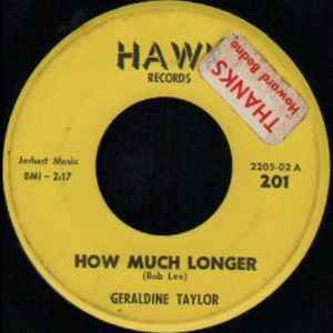 Gerri Taylor - How Much Longer  album cover