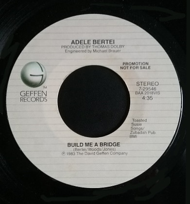 Adele Bertei – Build Me A Bridge (1983, Vinyl) - Discogs