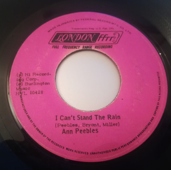 Ann Peebles – I Can't Stand The Rain (1973, Vinyl) - Discogs