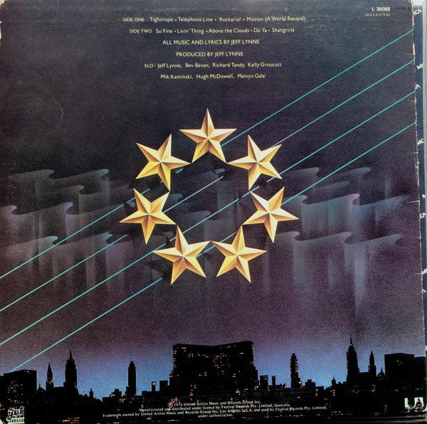 Electric Light Orchestra - A New World Record | United Artists Records (L 36088) - 2