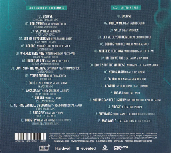descargar álbum Hardwell - United We Are Remixed Limited German Edition