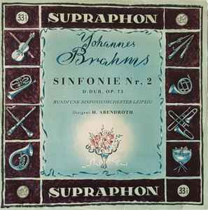Johannes Brahms - Sinfonie Nr. 2 In D-Dur, Op. 73 album cover