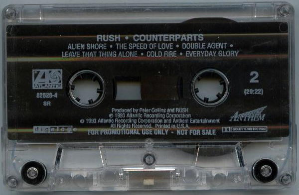 Compra Vinilo Rush - Counterparts (2 Lp) Original