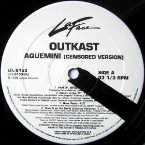 OutKast – Aquemini (Censored Version) Vinyl) -