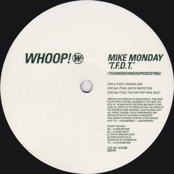 lataa albumi Mike Monday - TFDT TechnoidFunkedUpDiscoTing