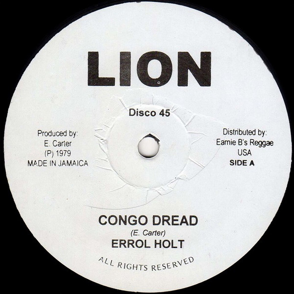 Errol Holt – Congo Dread / Fly Yu Dread (2008, Vinyl) - Discogs
