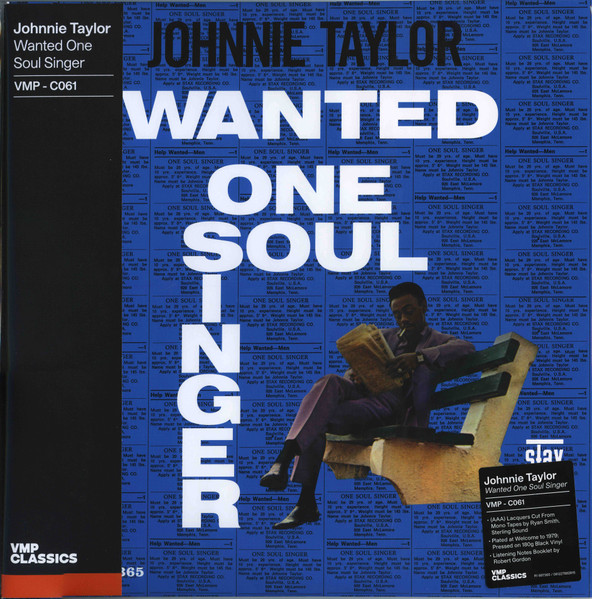 Johnnie Taylor Wanted One Soul Singer/P-6170A/1980年日本国内盤歌詞 