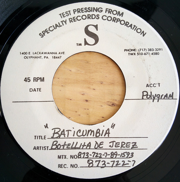Botellita De Jerez – Baticumbia / Abuelita de Batman (Vinyl) - Discogs