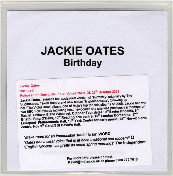 lataa albumi Jackie Oates - Birthday