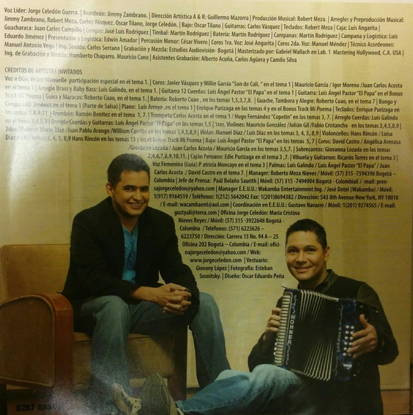 Album herunterladen Jorge Celedón & Jimmy Zambrano - Son Para El Mundo