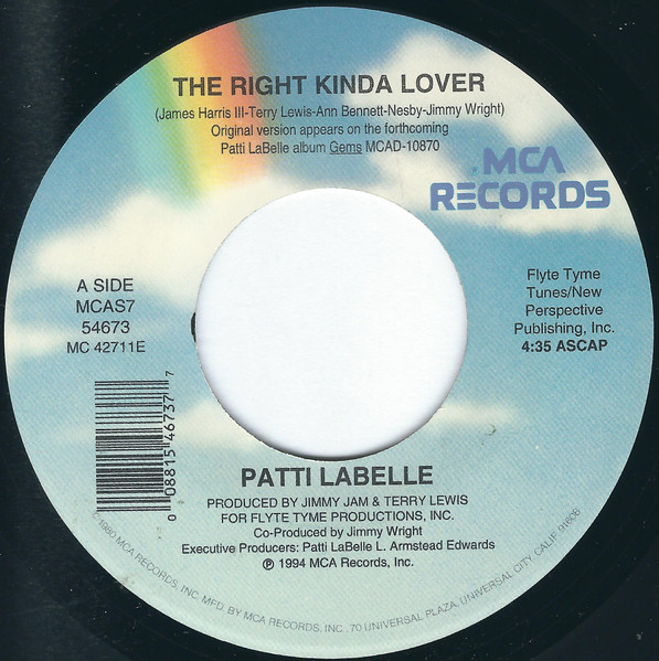 Patti LaBelle - The Right Kinda Lover | Releases | Discogs