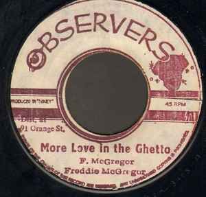 Freddie McGregor - More Love In The Ghetto album cover