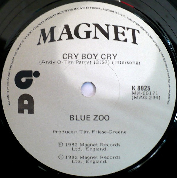 baixar álbum Blue Zoo - Cry Boy Cry