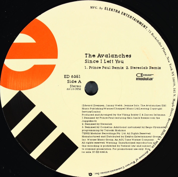 The Avalanches – Since I Left You (2002, Vinyl) - Discogs