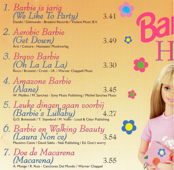 – Barbie Hits (1998, CD) Discogs