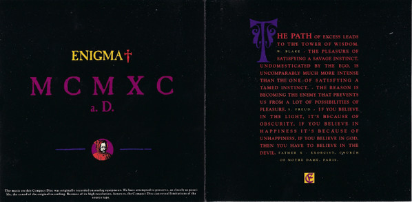 Enigma - MCMXC a.D. | Virgin (CDV 3046) - 5