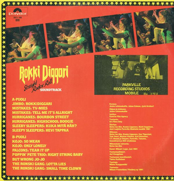 ladda ner album Various - Rokki Diggari Straight RocknRoll Movie Soundtrack