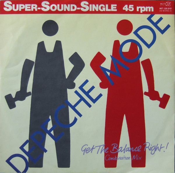 Depeche Mode Get The Balance Right! Combination Mix + The Great Outdoors!  12 Inch Vinyl EX/EX - FinePop