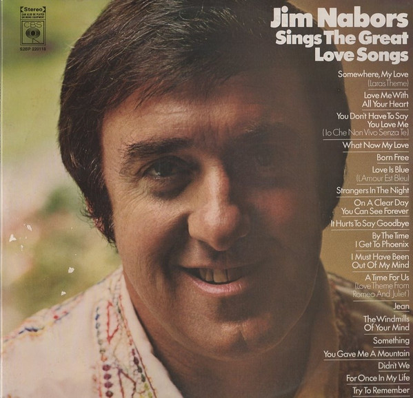 ladda ner album Jim Nabors - Sings The Great Love Songs