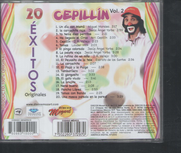 baixar álbum Cepillin - 20 Exitos Vol2