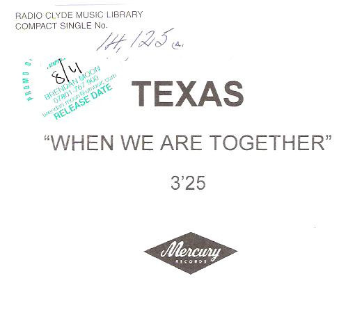 télécharger l'album Texas - When We Are Together