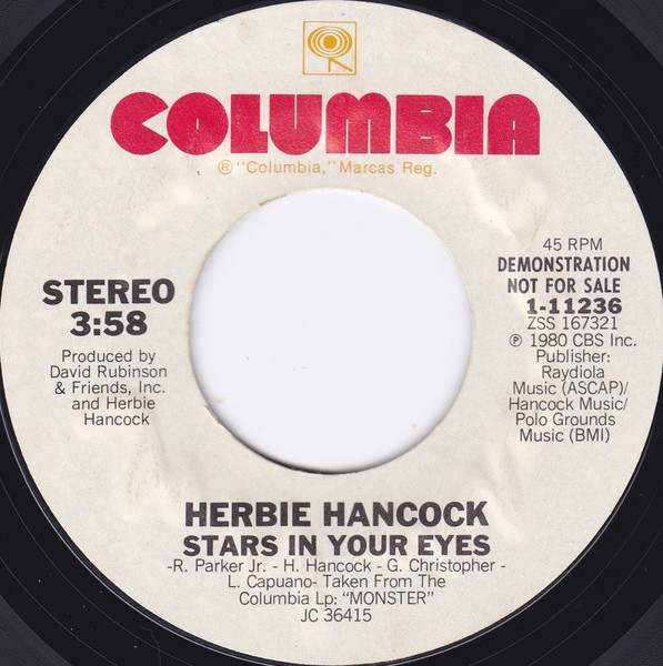 Herbie Hancock – Stars In Your Eyes (1980, Vinyl) - Discogs