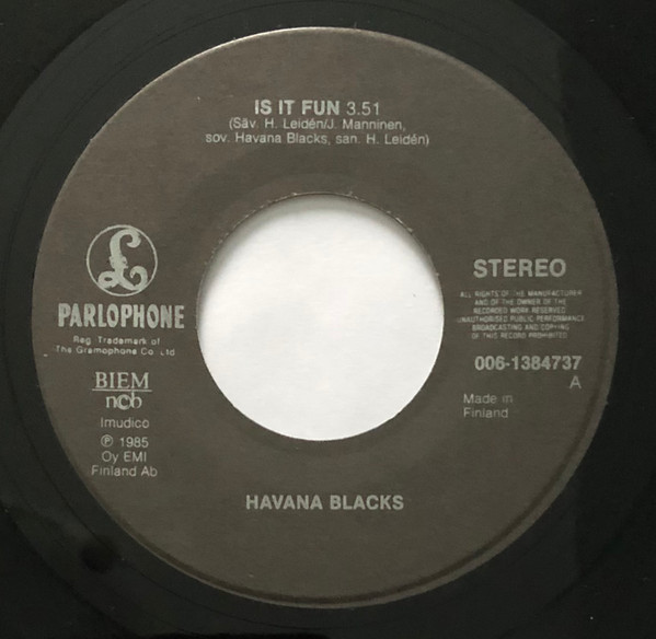 descargar álbum Havana Blacks - Is It Fun