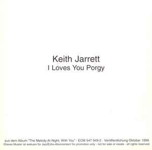 I Loves You Porgy - Keith Jarrett