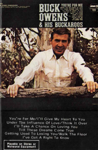 Buck Owens u0026 His Buckaroos – You're For Me (1969