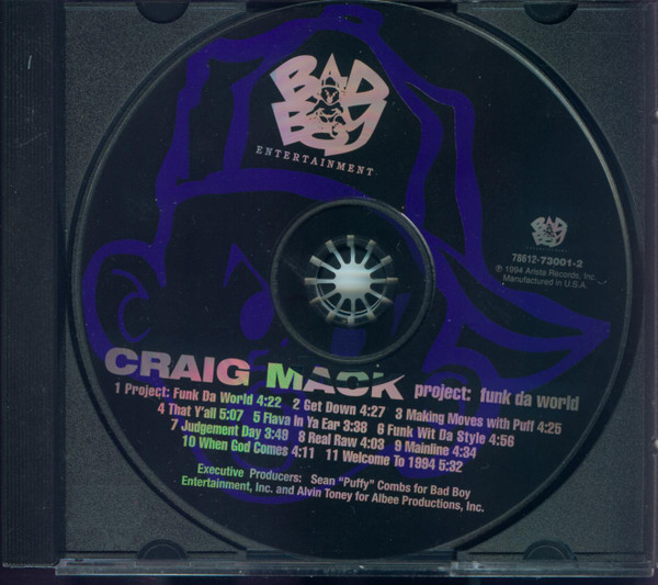 Craig Mack - Project: Funk Da World | Bad Boy Entertainment (78612-73001-2) - 4