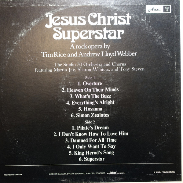 Album herunterladen The Studio 70 Orchestra And Chorus - Jesus Christ Superstar A Rock Opera