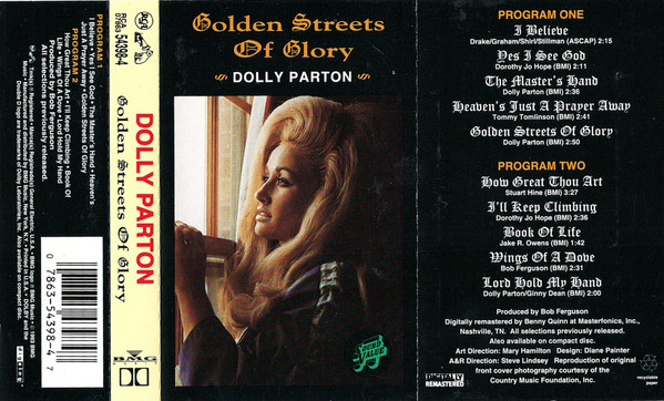 télécharger l'album Dolly Parton - The Golden Streets Of Glory