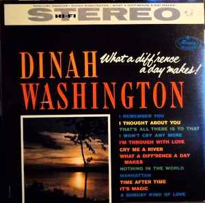 Dinah Washington - What A Diff'rence A Day Makes! album cover