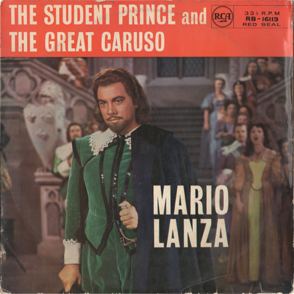 Mario Lanza The Student Prince And The Great Caruso 1959 Vinyl