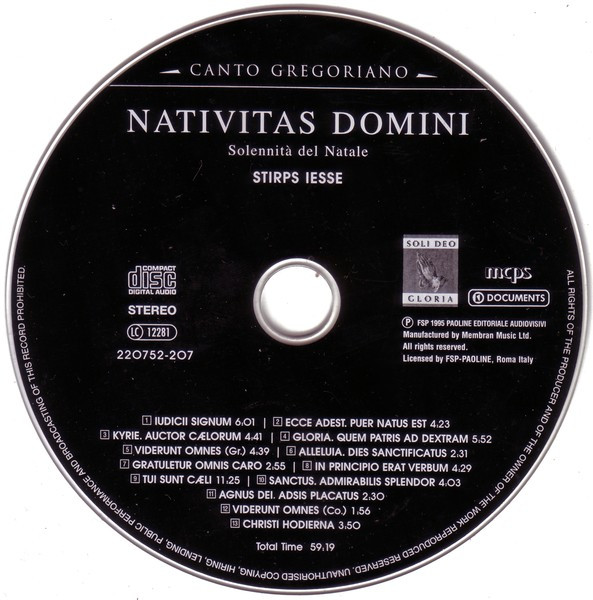 télécharger l'album Stirps Iesse, Enrico De Capitani - Nativitas Domini Solennità Del Natale