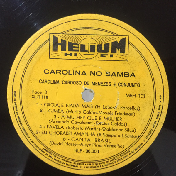 baixar álbum Carolina Cardoso De Menezes - Carolina No Samba