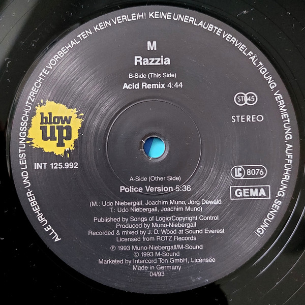 Album herunterladen M - Razzia