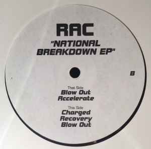 RAC - National Breakdown EP album cover