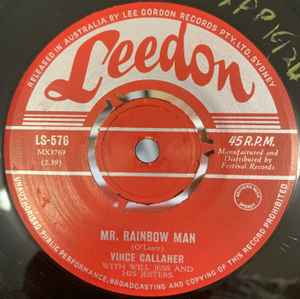 Vince Callaher - Mr Rainbow Man / Moo Cow Boogie Blues album cover
